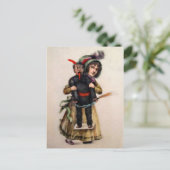  Krampus Doll Briefkaart (Staand voorkant)