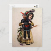  Krampus Doll Briefkaart (Voorkant / Achterkant)