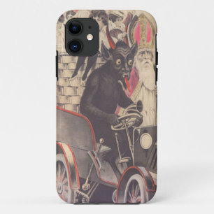 Krampus en priester ontvoeren kinderen iPhone 11 hoesje