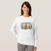 Krampus en St. Nicholas uit het tijdschrift van Ca T-shirt (Voorkant volledig)