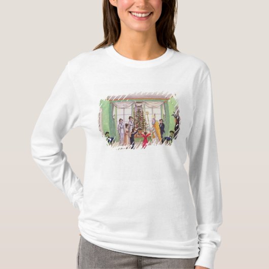 Krampus en St. Nicholas uit het tijdschrift van Ca T-shirt (Voorkant)