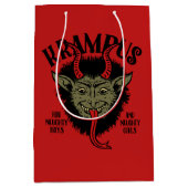 Krampus font face au sac vilain de cadeau (Devant)
