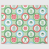 Krampus Gift Wrap Cadeaupapier (Vlak)