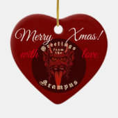 Krampus Heart Ornament (Achterkant)