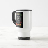 Krampus Horror Reisbeker (Voorkant links)