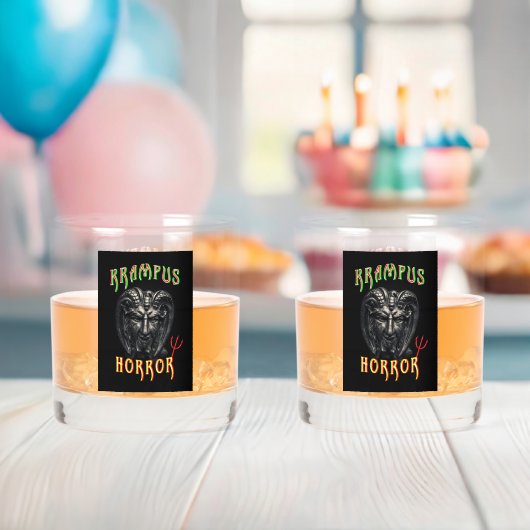 Krampus Horror Whisky Glas (Insitu (Baby Shower))