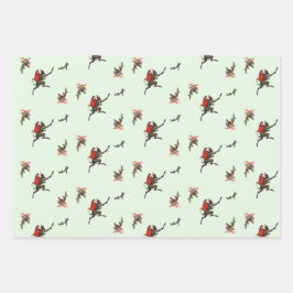 Krampus inpakpapier set 1 vel