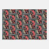 Krampus inpakpapier set 2 (Voorkant 3)
