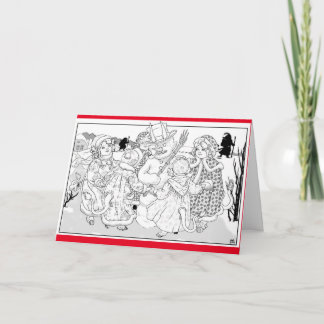 Krampus is voor iedereen! feestdagen kaart