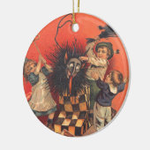 Krampus Jack-In-A-Box Keramisch Ornament (Links)