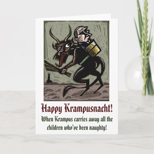 Krampus Kaart - Putin Editie (Voorkant)