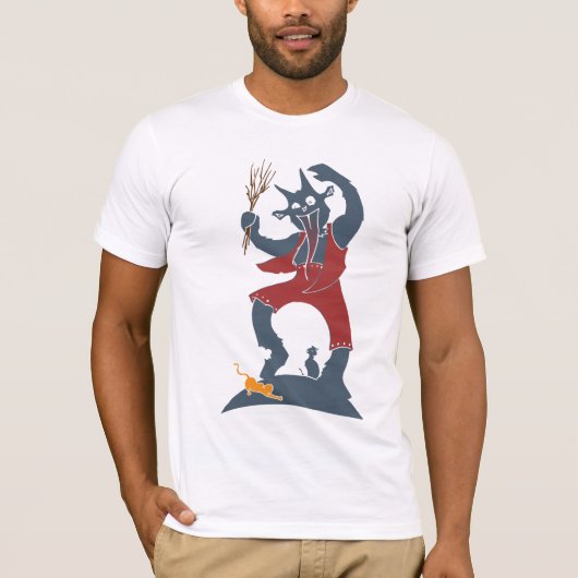 Krampus + Katten T-shirt (Voorkant)