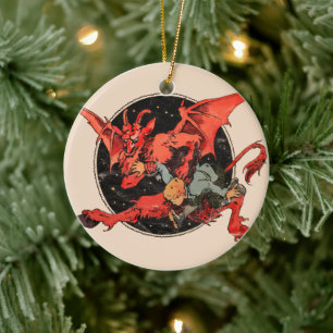 Krampus Keramisch Ornament