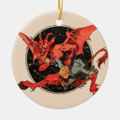Krampus Keramisch Ornament (Voorkant)