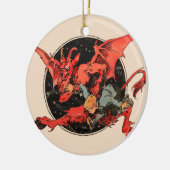 Krampus Keramisch Ornament (Links)