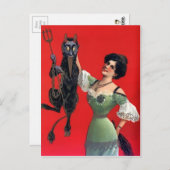 Krampus kerst Briefkaart (Voorkant / Achterkant)