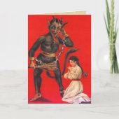 Krampus kerst Kaarten (Voorkant)