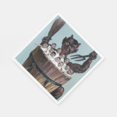 Krampus Kerstmis Servet (Hoek)