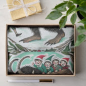 Krampus Kerstmis Tissuepapier (Geschenk)