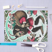 Krampus Kerstmis Tissuepapier (Craft)