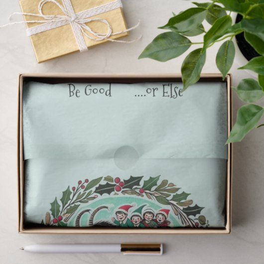 Krampus Kerstmis Tissuepapier (Geschenk)