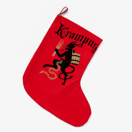Krampus kerststaart grote kerstsok