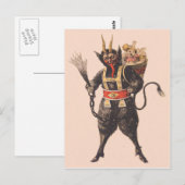 Krampus Kidnapping Children Switch Briefkaart (Voorkant / Achterkant)