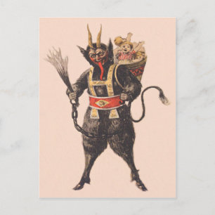 Krampus Kidnapping Children Switch Briefkaart