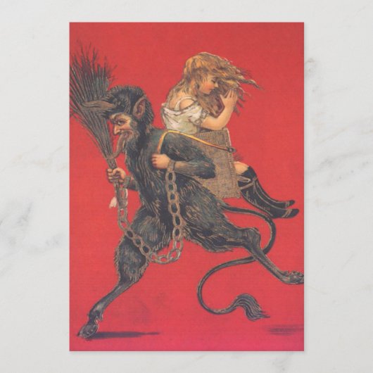 Krampus Kidnapping Girl (Voorkant)