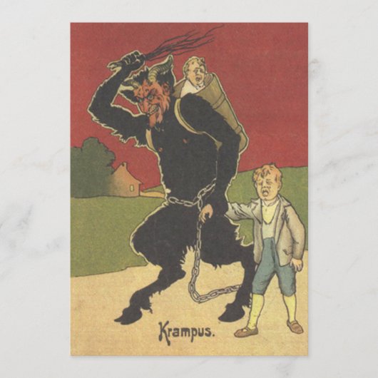 Krampus Kidnapping Kinderen (Voorkant)