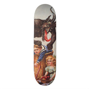 Krampus Kidnapping Kinderen Skateboard