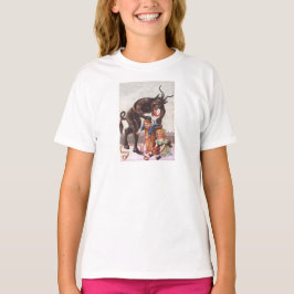 Krampus Kidnapping Kinderen T-shirt