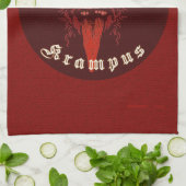 Krampus Kitchen Towel Theedoek (Gevouwen)
