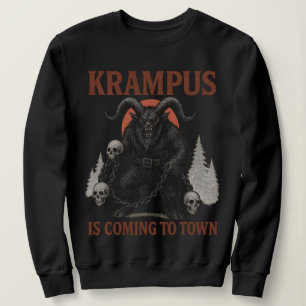 Krampus komt naar de stad trui