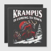 Krampus komt naar stad Krampus Kerstmis (Voorkant / Achterkant)