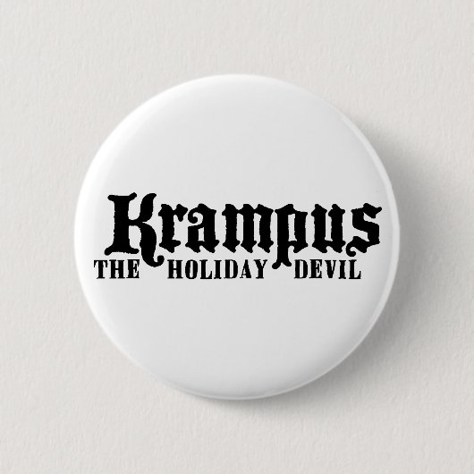 Krampus Logo Button (Voorkant)