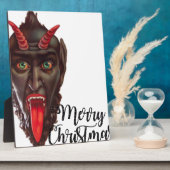 krampus merry kerst fotoplaat (Zijkant)
