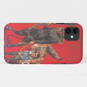 Krampus met slechte kinderen Case-Mate iPhone case (Achterkant (horizontaal))