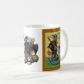 Krampus Mug avec 3 dessins (Devant droit)