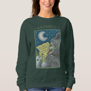 KRAMPUS NAUGHTLIST, NOËL SWEATSHIRT FEMMES