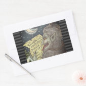 KRAMPUS NAUGHTY KINDEREN LIJST KERST STICKERS (Envelop)