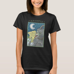KRAMPUS NAUGHTY LIST, CHRISTMAS T SHIRT Customize