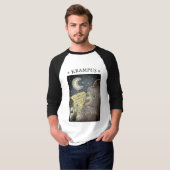 KRAMPUS NAUGHTY LIST, NOËL 3/4 T-SHIRT SLEEVE (Devant entier)