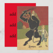 Krampus ontvoert kinderen (Voorkant / Achterkant)