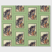 Krampus pakpapier groen (Vlak)