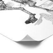 Krampus Pen & Ink Poster (Hoek)