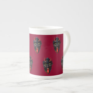 Krampus Porselein Kop