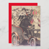 Krampus & Priest Driving with Children (Voorkant / Achterkant)