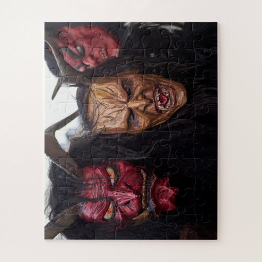 Krampus Puzzle für Kinder Legpuzzel (Verticaal)