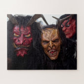 Krampus Puzzle für Kinder Legpuzzel (Horizontaal)